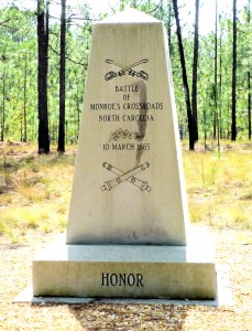 Battle monument erected by the U.S. Army.