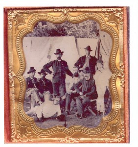 Rogers with other officers of the 3rd Pennsylvania Cavalry