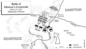 Battle of Monroe's Crossroads, second phase