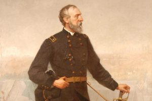 An 1876 portrait of Maj. Gen. George Gordon Meade. Many of Meade's possessions are in this collection