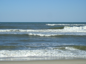 Waves off Ocracoke 
